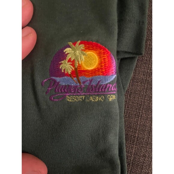 Vintage Players Island Casino Polo Shirt M NWT Ashworth 90s Mesquite Nevada USA - Picture 2 of 6